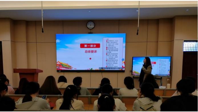 “为中国式现代化挺膺担当——青春年少好读书”主题团日活动