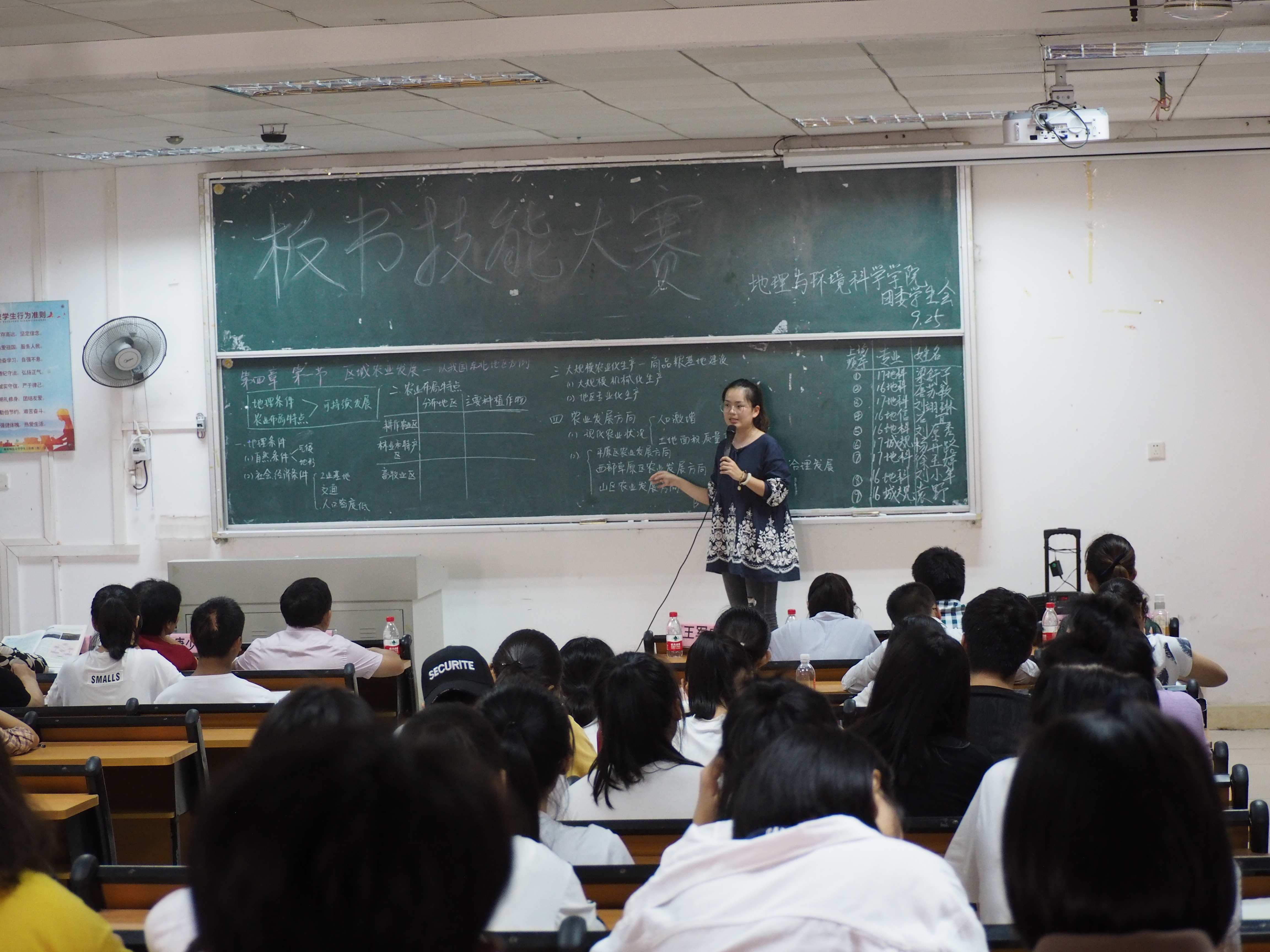 师者传道,板书风采——记我院板书技能大赛